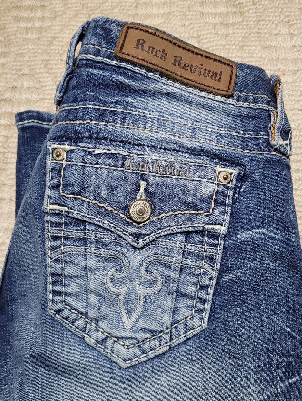 ​Rock Revival Mandell Easy Boot Cut Jeans Size 30